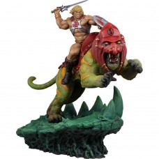 Masters of the Universe: He-Man and Battle Cat Classic Deluxe Maquette
